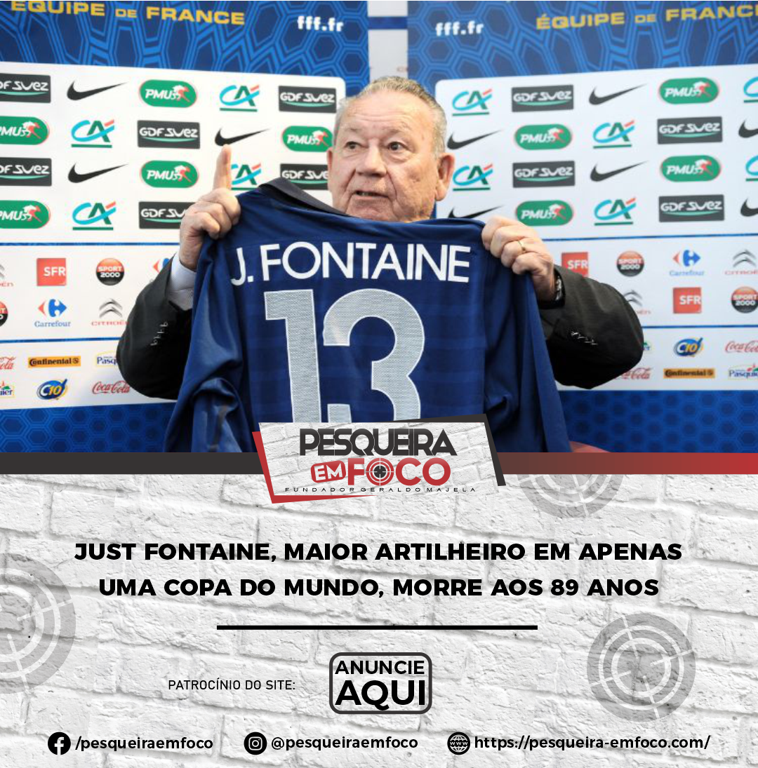 Just Fontaine, maior artilheiro em apenas uma Copa do Mundo, morre aos 89  anos